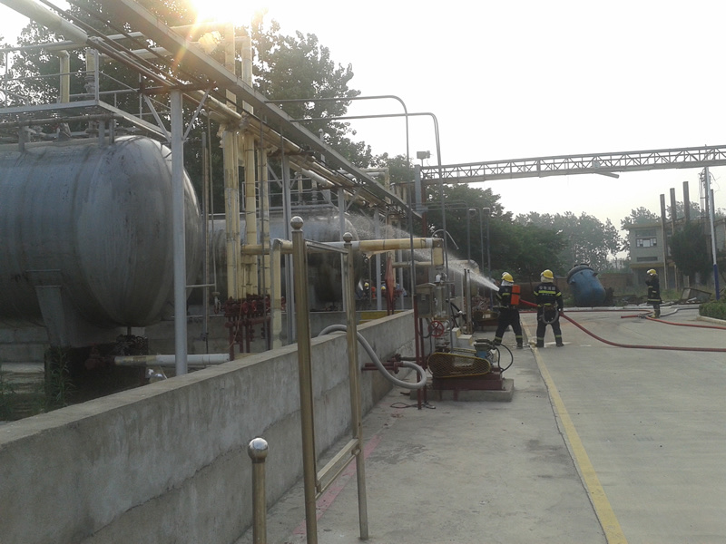 警钟长鸣，共筑化工安全“防火墙”-------天长市消防队与皖东化工消防演练掠影