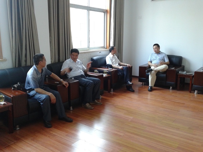 安徽科技学院化学与材料工程学院来我公司调研