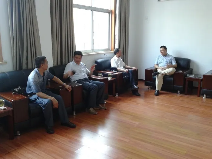 The School of Chemistry and Materials Engineering of Anhui University of Science and Technology came to our company for research.